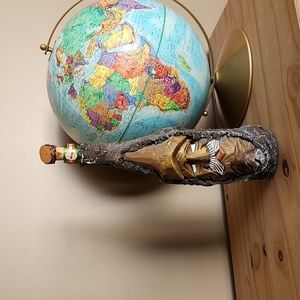 Vintage Rindenschmid hand made tree bark bottle